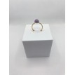 Reflets de Nature – Bague ajustable en quartz et acier inoxydable doré Reflets de Nature – Bague ajustable en quartz et acier inoxydable doré