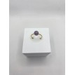 Reflets de Nature – Bague ajustable en quartz et acier inoxydable doré Reflets de Nature – Bague ajustable en quartz et acier inoxydable doré