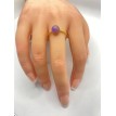 Reflets de Nature – Bague ajustable en quartz et acier inoxydable doré Reflets de Nature – Bague ajustable en quartz et acier inoxydable doré