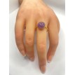 Quartz Élégance – Bague ajustable en quartz 10 mm et acier inoxydable doré Quartz Élégance – Bague ajustable en quartz 10 mm et acier inoxydable doré