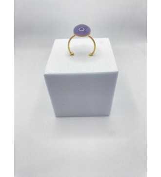 Quartz Élégance –Bague ajustable quartz 10 mm en acier inoxydable