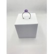 Bague ajustable Quartz Argenté en pierre naturelle 6 mm – Argent 925 Bague ajustable Quartz Argenté en pierre naturelle 6 mm – Argent 925