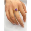 Fusion quartz Argent – Bague ajustable en acier inoxydable plaqué argent 925 avec pierre quartz Fusion quartz Argent – Bague ajustable en acier inoxydable plaqué argent 925 avec pierre quartz