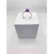Fusion quartz Argent – Bague ajustable en acier inoxydable plaqué argent 925 avec pierre quartz Fusion quartz Argent – Bague ajustable en acier inoxydable plaqué argent 925 avec pierre quartz