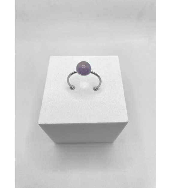 Bague Quartz & Argent