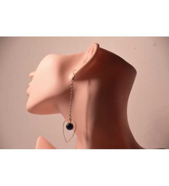 Boucles d’oreilles pendantes perles d’eau douce