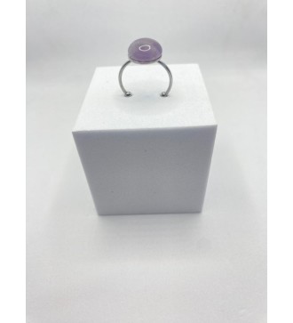 Bagues ajustables en quartz 10 mm et acier inoxydable argent