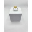 Bague ajustable Palette Précieuse en pierre jaune opaque – Argent 925 Bague ajustable Palette Précieuse en pierre jaune opaque – Argent 925