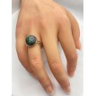 Bague ajustable Fusion de Teinte en pierre verte et violette – Argent 925 Bague ajustable Fusion de Teinte en pierre verte et violette – Argent 925