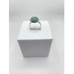 Mélodie verte – Bague ajustable en pierre verte et acier inoxydable Mélodie verte – Bague ajustable en pierre verte et acier inoxydable